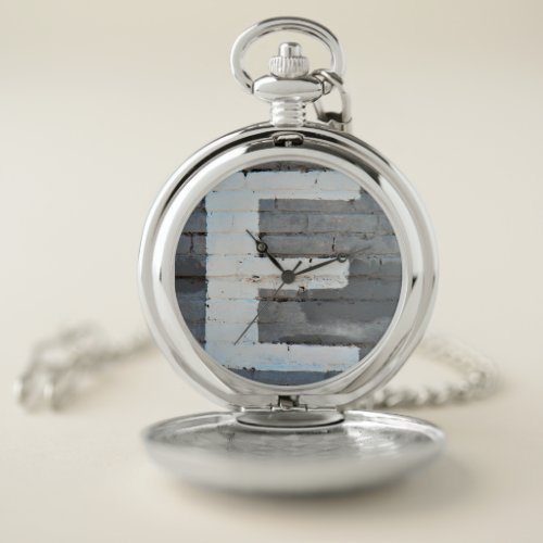 Letter E Alphabet Photography Pocket Watch