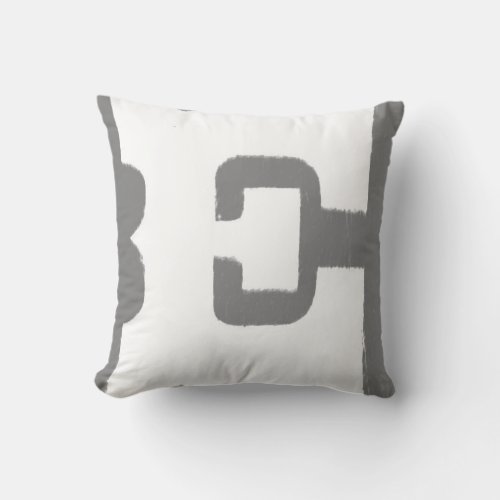 Letter E Alphabet Photography Throw Pillow