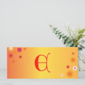 Letter E Book Mark (Standing Front)