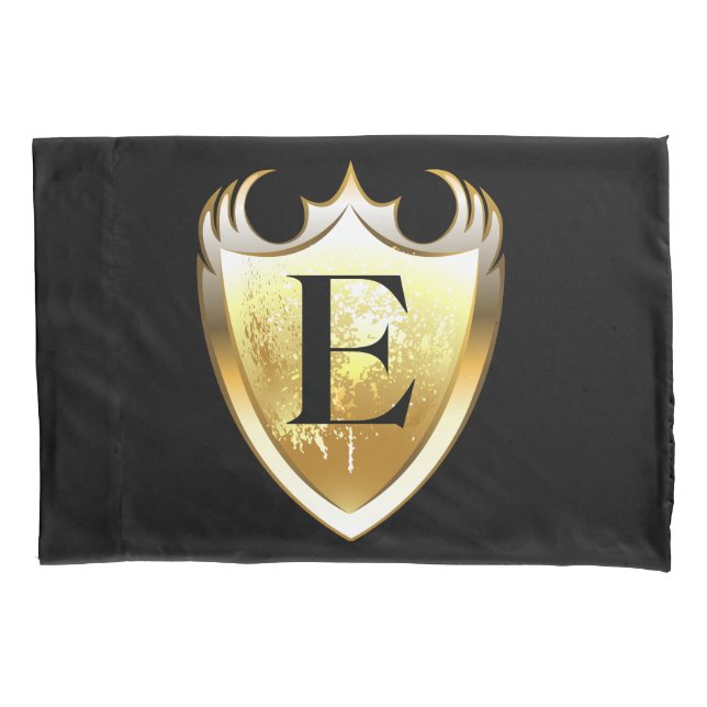 Letter E Capital Alphabet Pillow Case (Front)