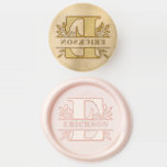 Letter E Classic Foliage Family Name Monogram Wax Seal Stamp<br><div class="desc">Add a personalized accent to your letters, invitations and cards with this customizable monogram wax seal stamp. It features a letter E split monogram and classic typography with leaves accents. Personalize by adding your own family name. This monogram wax seal stamp is available in various colors—perfect for wedding, personal and...</div>