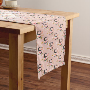 Letter E Long Table Runner