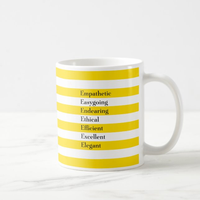 Letter E Mug (Right)