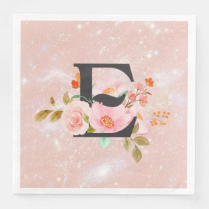Letter E Paper Dinner Napkins