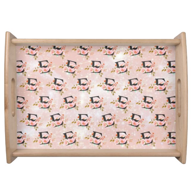 Letter E Serving Tray (Front)