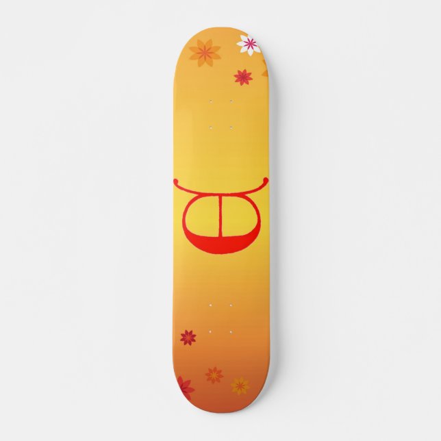 Letter E Skateboard Deck (Front)