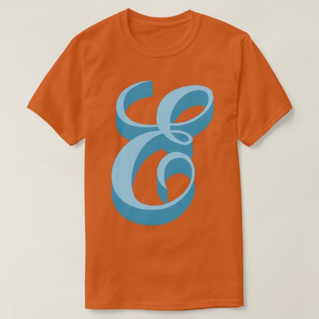 Letter E T-Shirt (Design Front)