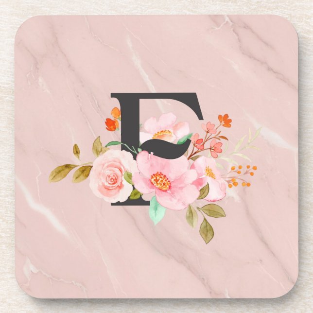 Letter F Beverage Coaster (Front)