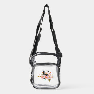 Letter F Clear Crossbody Bag