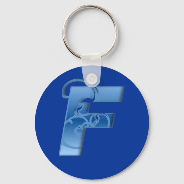 Letter F Keychain (Front)