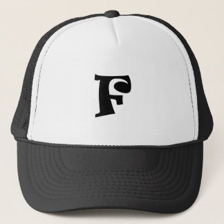 Letter F_large Trucker Hat