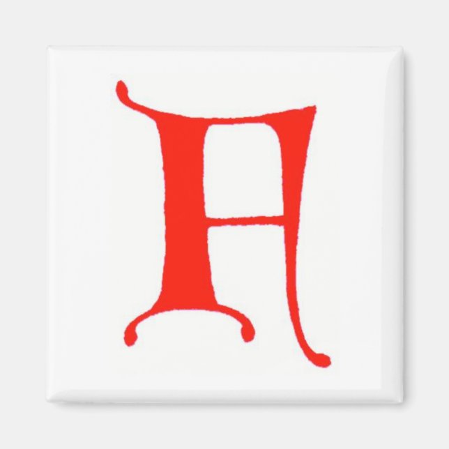 Letter F Magnet (Front)
