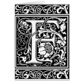 Letter F Medieval Monogram Art Nouveau (Front)