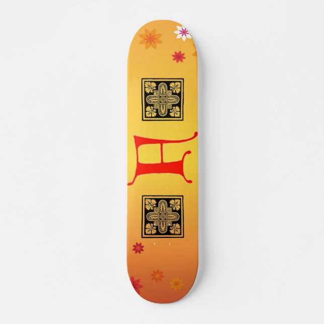 Letter F Skateboard (Front)