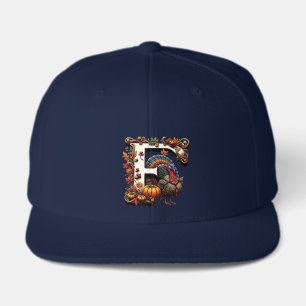 Letter f Thanksgiving gift style Visor