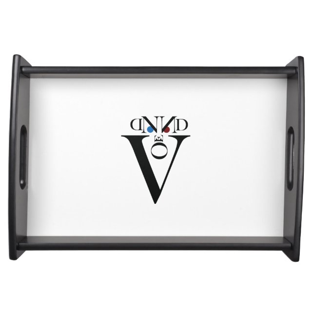 Letter Face Serving Tray (Front)