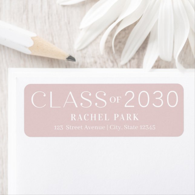 Letter Frame Editable Color Graduation Label (Insitu)