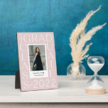 Letter Frame EDITABLE COLOR Graduation Plaque<br><div class="desc">Great keepsake to remember this special milestone in life. Background color can be customized online! Matching items can be found on our website: www.berryberrysweet.com or upon request.</div>