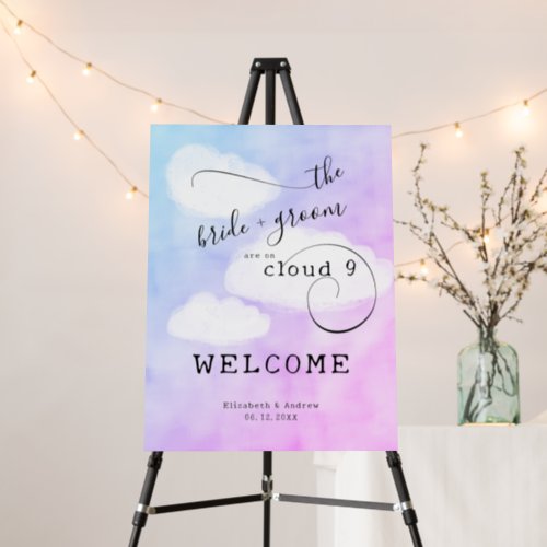 Letter from Cloud 9 Fun Wedding Shower Welcome Foam Board