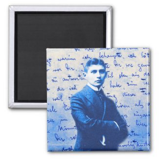 Letter From Kafka 2 Inch Square Magnet