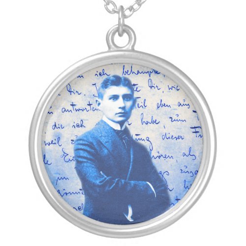 Letter From Kafka Silver Plated Necklace