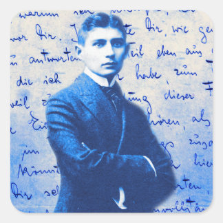 Letter From Kafka Square Sticker
