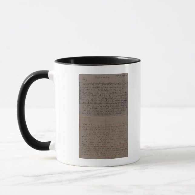 Letter from Leopold Mozart Mug (Left)