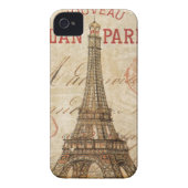 Letter from Paris Case-Mate iPhone Case (Back)
