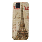 Letter from Paris Case-Mate iPhone Case (Back/Right)