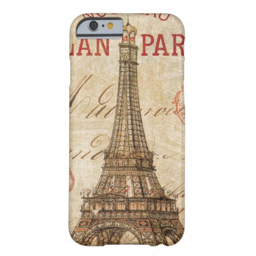 Letter from Paris Barely There iPhone 6 Case