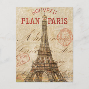 Letter from Paris Postcard