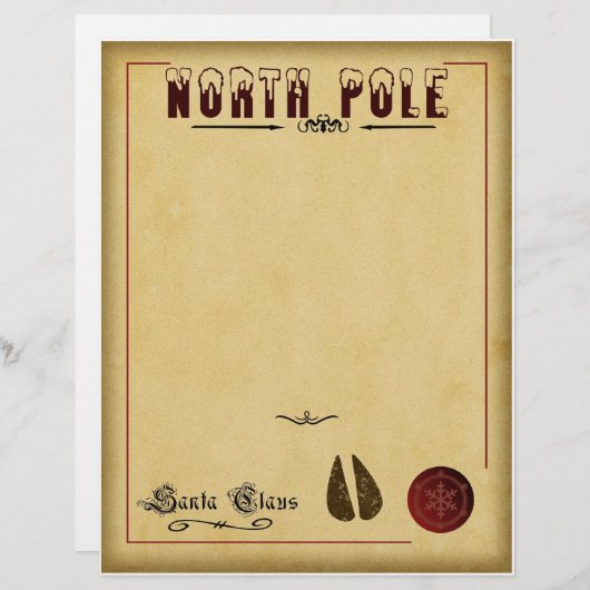 Letter From Santa (Front/Back)