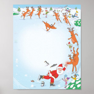 Letter from Santa (Blank for you to write) Poster