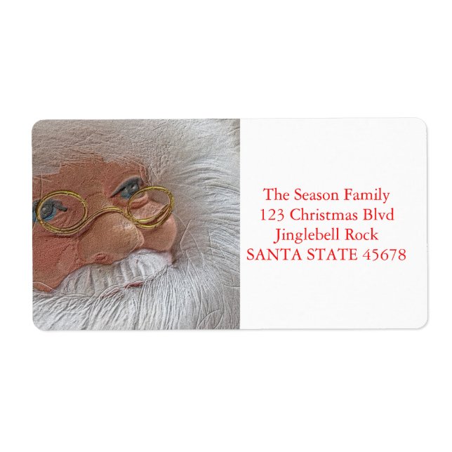 Letter from Santa Christmas Label (Front)
