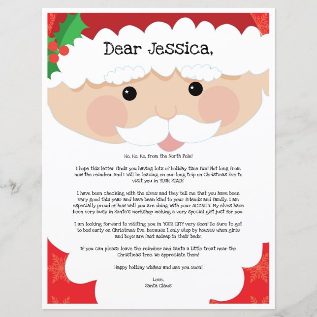 Letter From Santa Claus (Front)