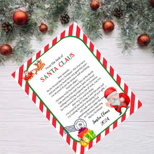 Letter From Santa Claus Christmas