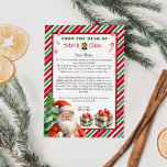 Letter from Santa Claus Christmas  Invitation<br><div class="desc">Personalized letter from from Santa Clause.
Give your child this year special,  cute letter from Santa. 
Collection: 
https://www.zazzle.com/collections/love_christmas_collection-119212194434211063</div>