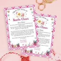 Letter from Santa Claus Christmas Invitation