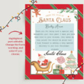 Letter From Santa Claus Christmas letter