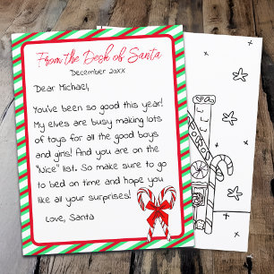 Letter from Santa Clause Kid's Christmas