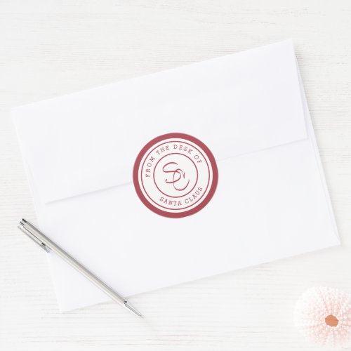 Letter From Santa Envelope Seals