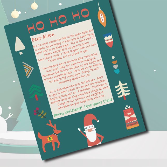 Letter from Santa Ho Ho Ho Nordic Santa (Letter from Santa Ho Ho Ho Nordic Santa
)