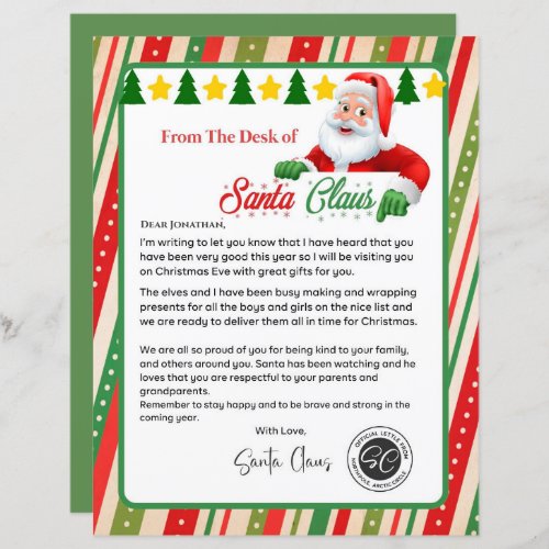 Letter From Santa Northpole Mail