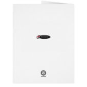 Letter From Santa personalized LARGE greeting card (Back)