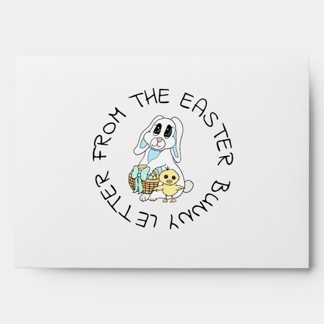 Letter from the Easter Bunny Envelope (Front)