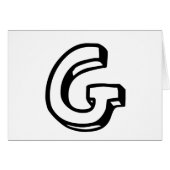 Letter G (Front Horizontal)