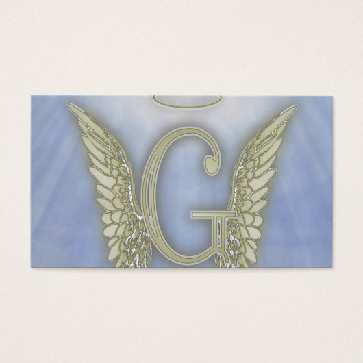 Letter G Angel Monogram (Front)