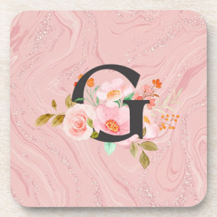Letter G Beverage Coaster