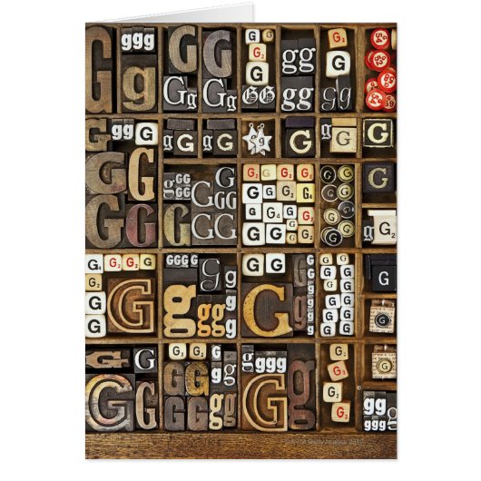 Letter G Cards (Front)