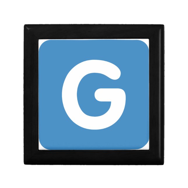 Letter G - emoji Twitter Gift Box (Front)